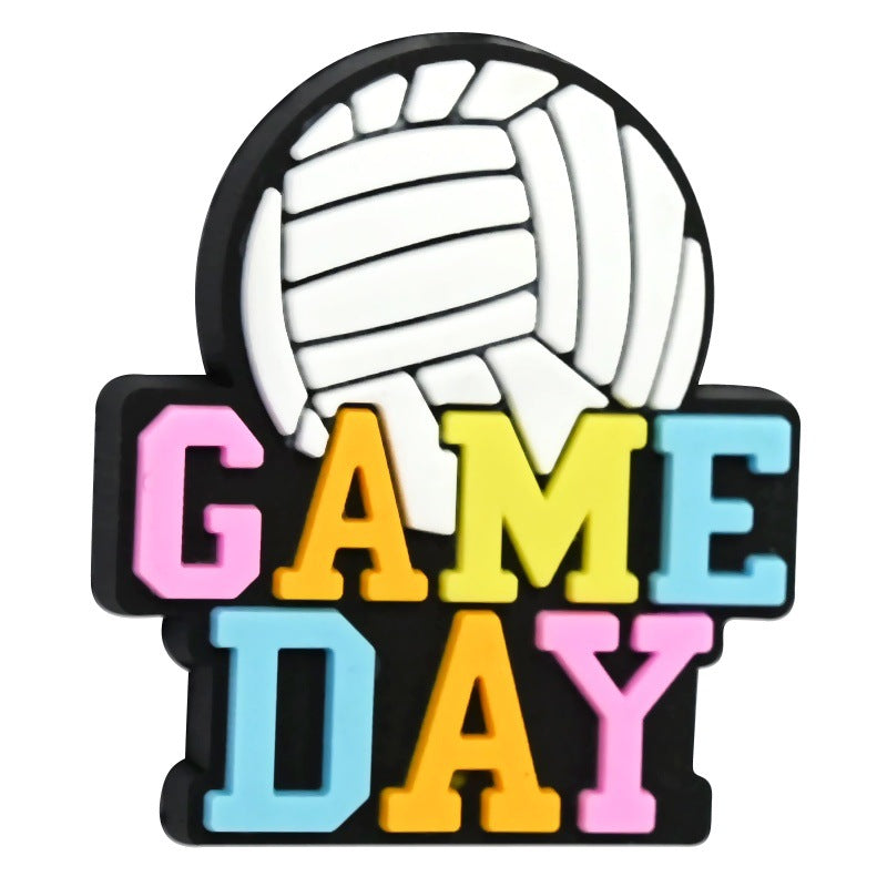 Wholesale   Random 100pcs/pack  Ball Series PVC Soft Rubber Student High-Value Beads Accessories